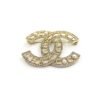 18K CC Script Diamonds Brooch