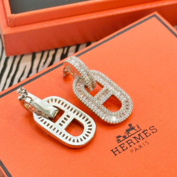 18K Diamonds H Earrings