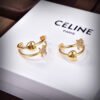 18K Triomphe Heart Earrings