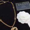 18K Double G Pearl Double G Necklace