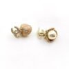 18K CC Flowers Earrings