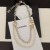 18K CC Pearls Crystals Necklace
