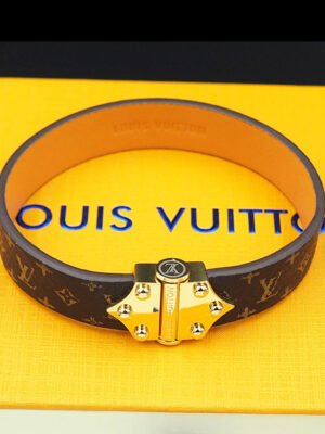18K Louis Leather Vintage Bracelet