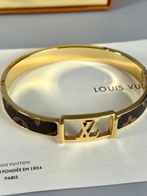 18K Louis Vintage Leather Bracelet