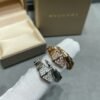 18K BV Serpenti Viper Head Diamond Ring