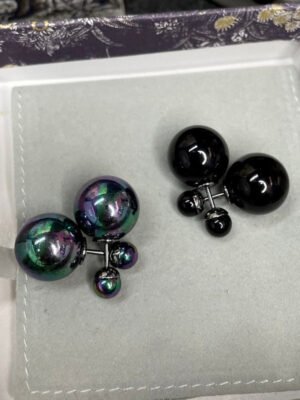 18K CD Black Tribales Earrings