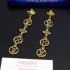 18K Louis Lace Long Earrings