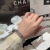 18K CC Cuff Crystals Open Bracelet
