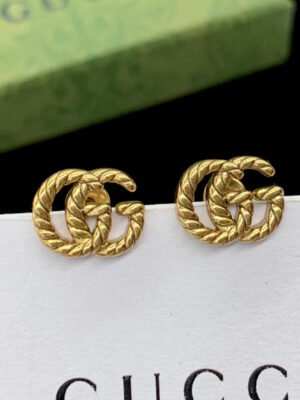 18K Double G Earrings