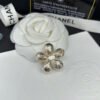 18K CC Pearls Brooch