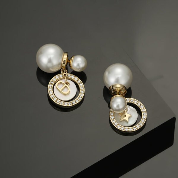 18K CD Tribales Pearl Earrings