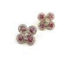 18K CC Pink Diamonds Earrings