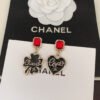 18K CC Heart Earrings