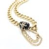 18K CC Black Choker Necklace