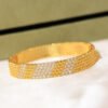 18K Perl¨¦e 5 Rows Diamond Bracelet