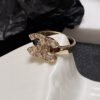 18K CC Crystals Ring