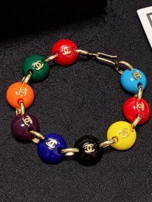 18K CC Color Beads Bracelet