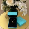 18K T Keys Woven Diamonds Medium Necklace