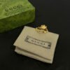 18K Double G Diamond Flower Ring
