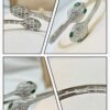 18K BV Serpenti Pave Diamond Bracelet
