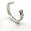 18K CC Cuff Crystals Open Bracelet