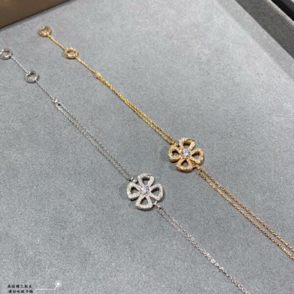 18K Fiorever Central Diamond Bracelet