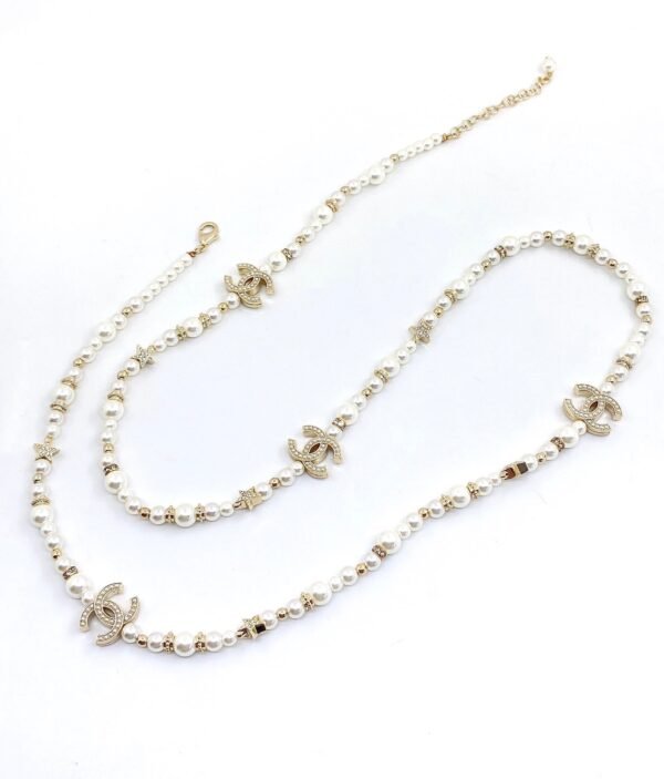 18K CC Pearls Necklace