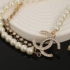 18K CC Pearls Necklace