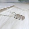 18K T 1837 Tag Pendant Necklace