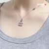 18K CC Diamond Long Necklace