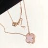 18K Vintage Alhambra Pink Necklace