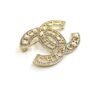 18K CC Script Diamonds Brooch