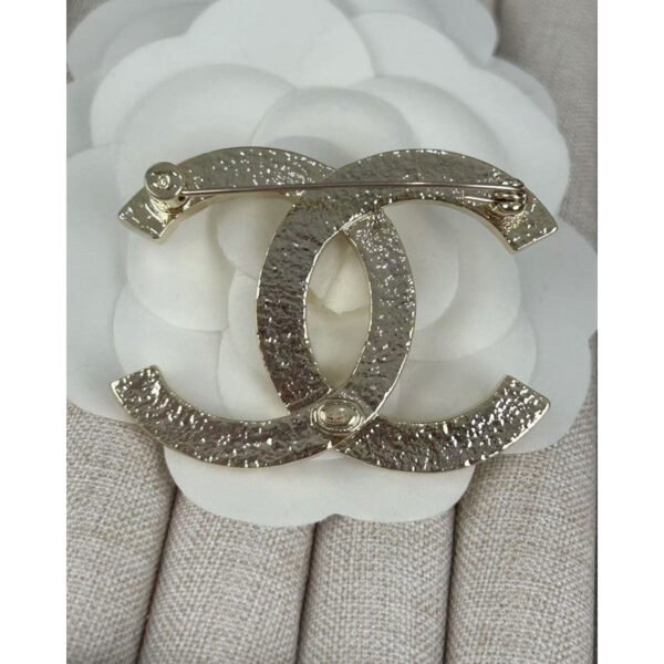 18K CC Gold Brooch