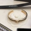 18K CC Crystal Open Cuff Bracelet