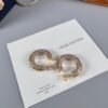 18k Louis Circle Diamonds Earrings