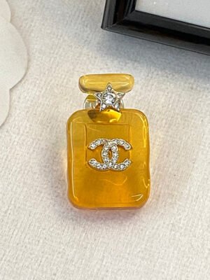 18K CC Perfume Color Bottle Brooch