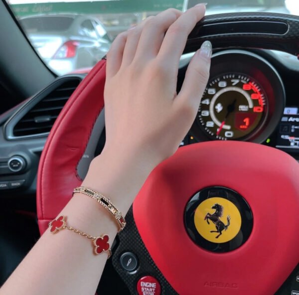 18K Yellow Gold Perl¨¦e Sweet Clovers Small Bracelet