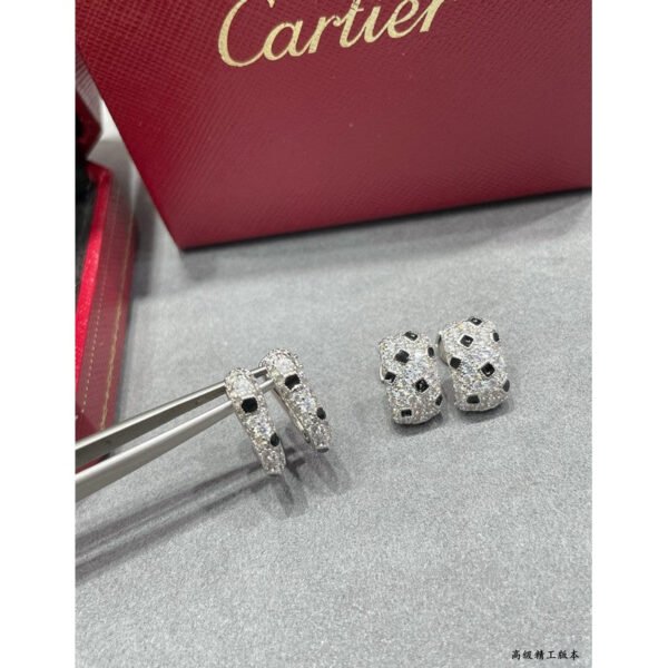 18K Panth¨¨re De Earrings