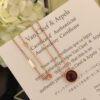 18K Perl¨¦e couleurs Carnelian Necklace