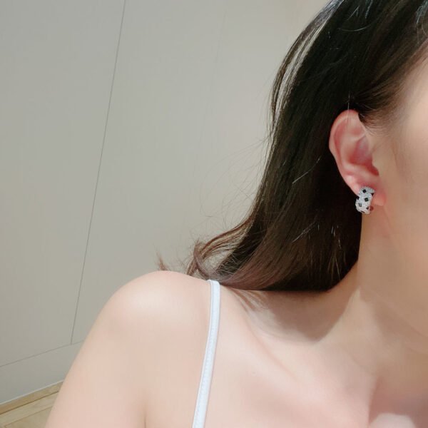18k Panth¨¨re De Earrings