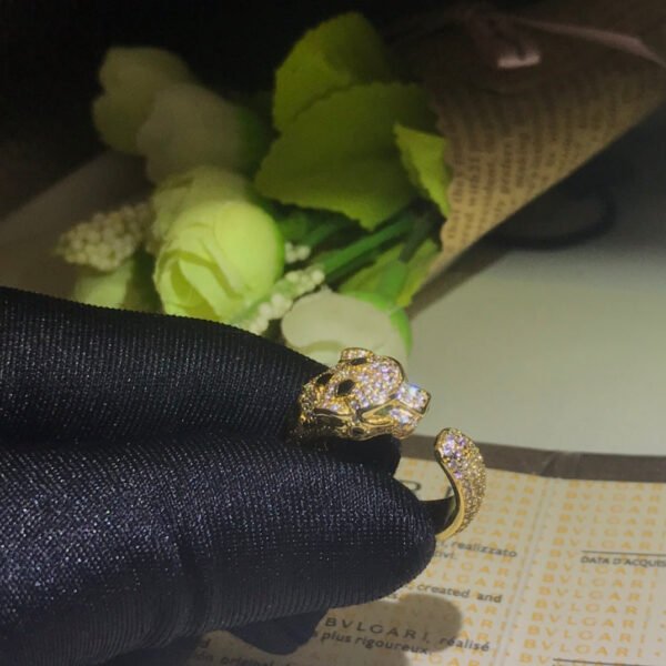 18K Panth¨¨re De Diamond Ring