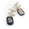 18K CC No.5 Perfume Bottle Earrings