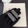 18K CC Typo Drop Earrings
