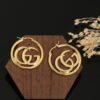 18K Double G Earrings