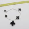 18K Magic Alhambra Five Black Motifs Bracelet