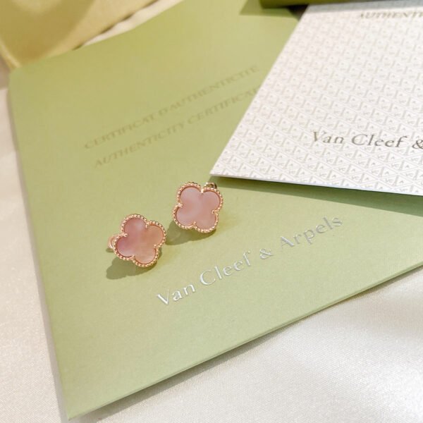 18K Magic Alhambra Pink Opale Earrings