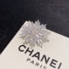 18K CC Snow Flower Brooch