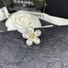 18K CC Pearls Brooch