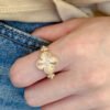 18K Vintage Alhambra Reversible Ring