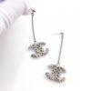 18K CC Long Crystals Earrings